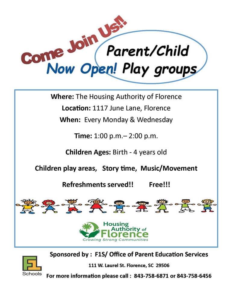 Church Hill Parent child play groups flyer