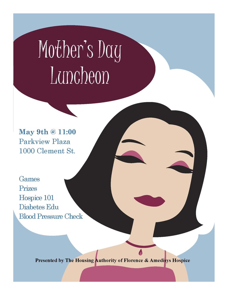 2019 Mothers Day Luncheon flyer