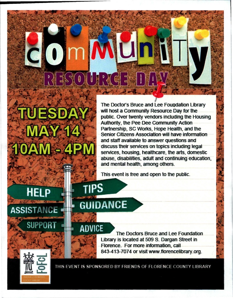 community resource day flyer